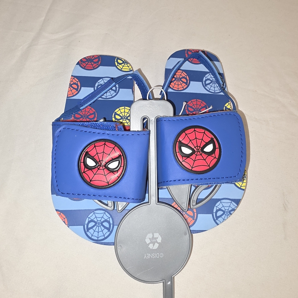 Disney Blue Spider-Man Kids Sandals